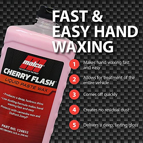 Cherry Flash Automotive Liquid Paste Wax (64 Fl Oz)