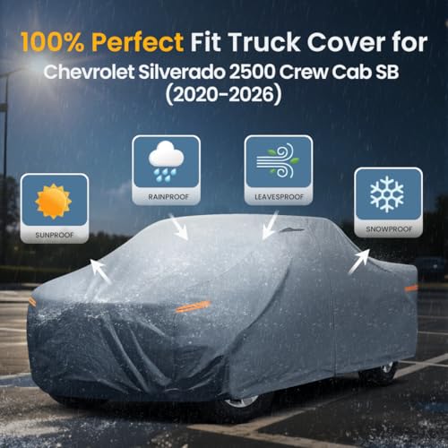 Chevrolet Silverado 2500HD Truck Cover Custom Fit 2020