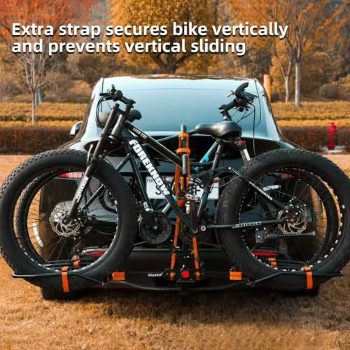 Platform 2 EBike Rack for Car Hitch Bike Rack for SUV RV Trucks Carrier Bicycle Car Racks 2