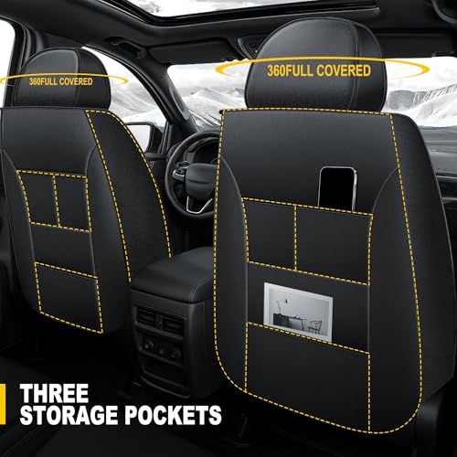 Custom Fit for Ford Ranger Seat Covers 2026 2025 (5 Count)