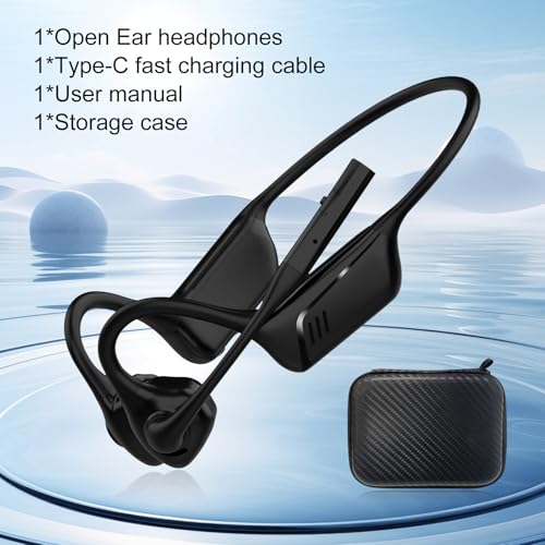 Open Ear Bluetooth Wireless Trucker Headset with Microphone