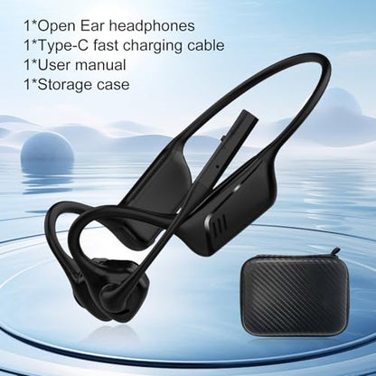 Open Ear Bluetooth Wireless Trucker Headset with Microphone