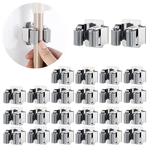 24 PCS Broom and Mop Holder (24 Count)