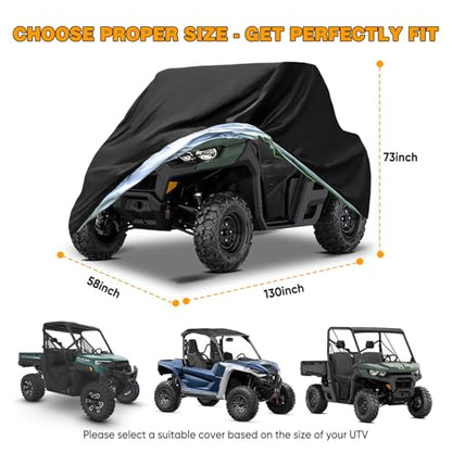 UTV Cover Heavy Duty 300D Waterproof Outdoor Storage 2