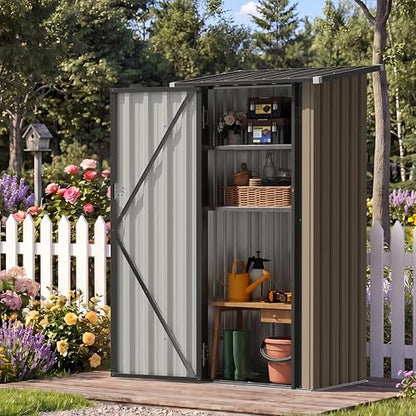 Outdoor Storage Shed with Floor