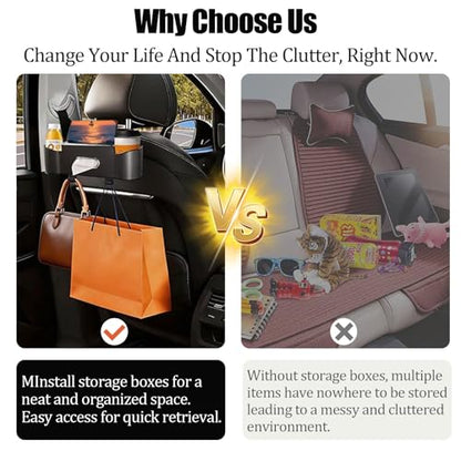 2Pack Car Backseat Organizer for Kids & Travelers