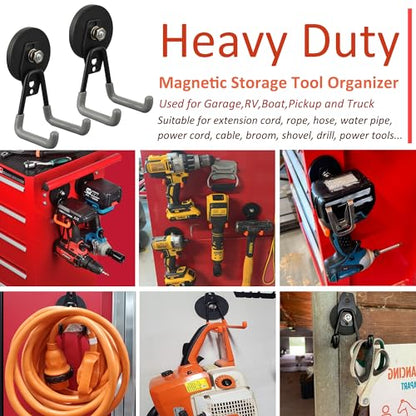 Heavy Duty Magnetic Hooks (4 Count)