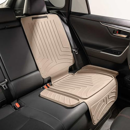 Child Car Seat Protector with Back Tan