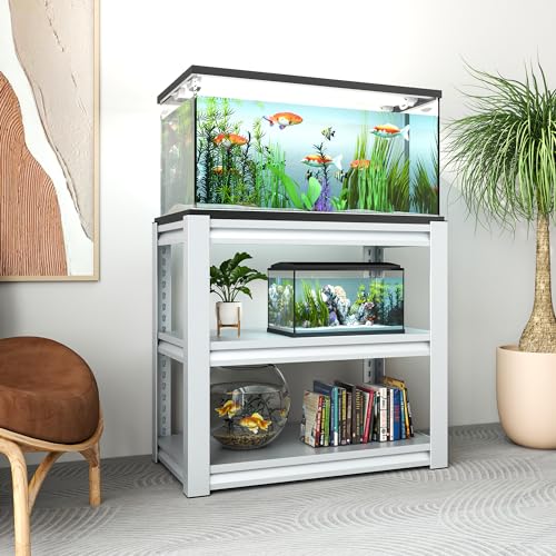 White 3 Tier Metal Shelving Heavy Duty Small Storage Racks
