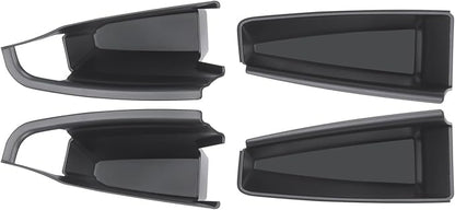 Suitable for Tesla Model Y (Juniper) 2025 / Model 3 (Highland) Door Handle Storage Box Organizer Tray (4-Piece Set Model Y Juniper 2025)