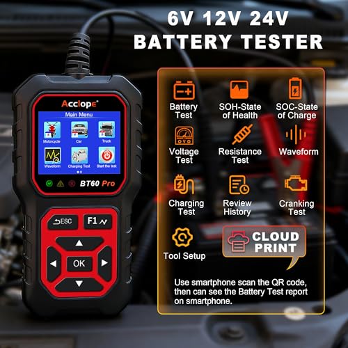 BT60 PRO Car Battery Tester 6V