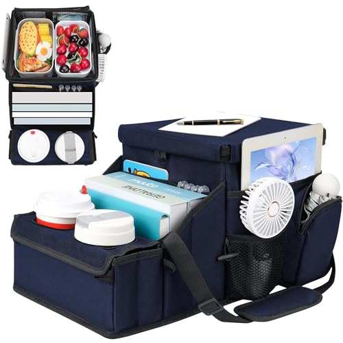 Car Front Back Seat Organizer with Cup Holder