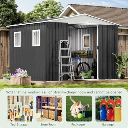 8x10 FT Outdoor Storage Shed