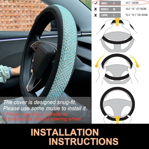 Bling Comfy Steering Wheel Cover for Tesla Model Y