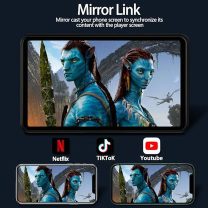 Wireless Carplay Screen for Car 7" HD Portable Car Stereo Touchscreen with Apple CarPlay and Android Auto with Mirror Link