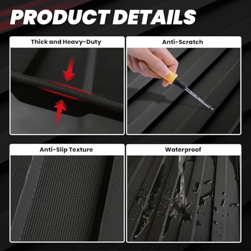 Truck Bed Mat for Ford Maverick 2026 2025 2024 2023 2022 Hybrid& Gas