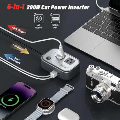 200W Car Power Inverter