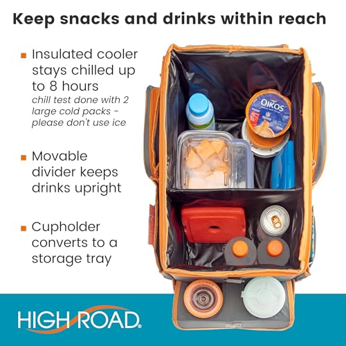 Front Seat Organizer with Tray and Cup Holders