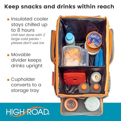 Front Seat Organizer with Tray and Cup Holders