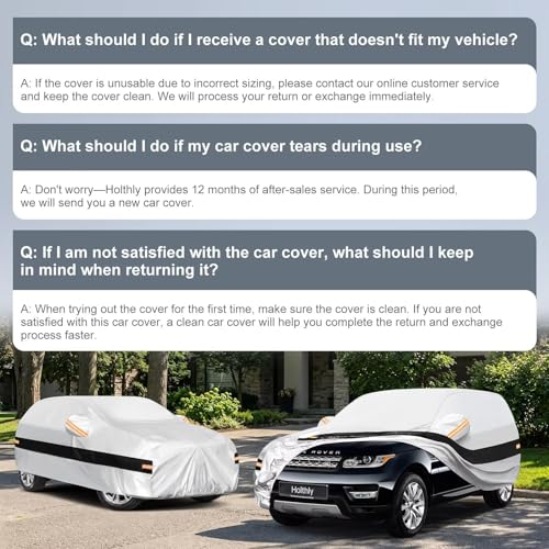 10 Layers SUV Car Cover Custom Fit for Land Rover Range Rover Sport