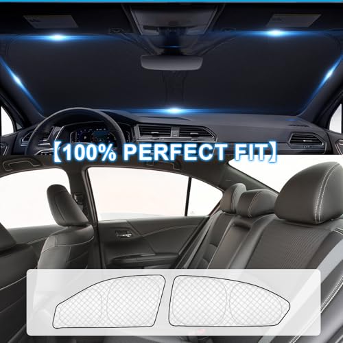 6pcs Thicken Sun Shades for Honda Accord 2013
