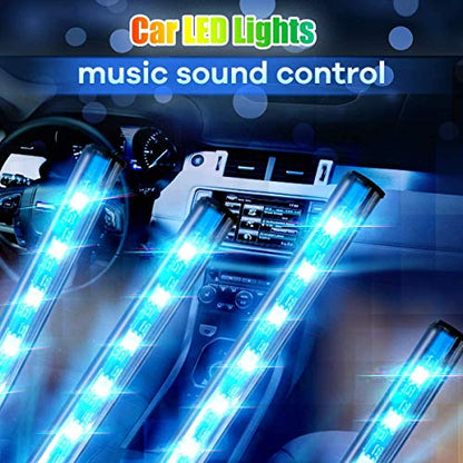 4PCS Car Interior LED Lights