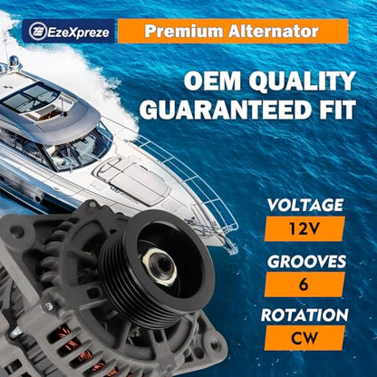 Ezexpreze 8460 New Alternator for Mercruiser Model 350 Mag MPI