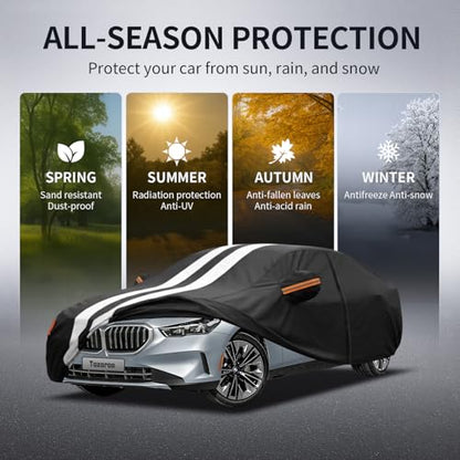 Multi Layer Car Cover Custom Fit for BMW 5 Series 528i 530i 535i 540i M5 M550i M550