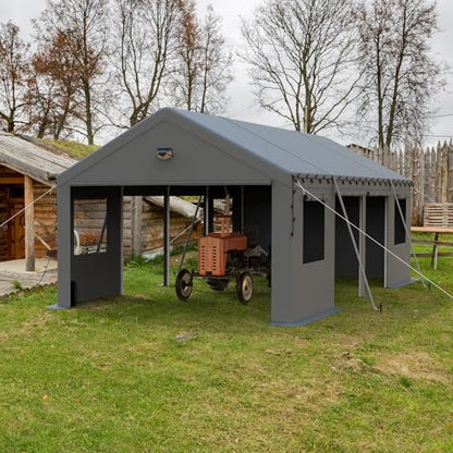 13x25 Heavy Duty Carport Canopy
