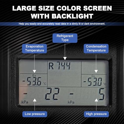 3 Way Digital Manifold Gauge (7 Count)