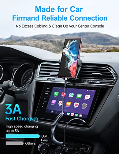USB Type C Cable Fast Charging 2Pack 5ft Coiled USB A to USB C Charge Cable (2 count)
