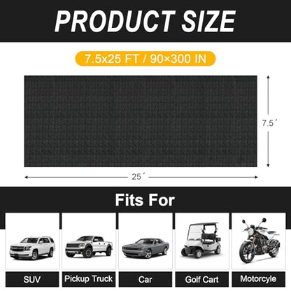 7.5x25 FT Garage Floor Mat
