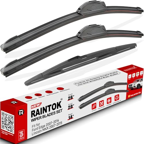 3 Pack Windshield Wiper Blades Replacement for Ford Edge 2007
