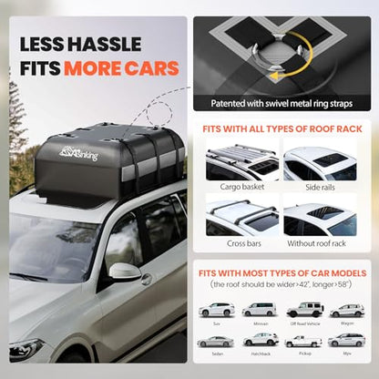 Car Rooftop Cargo Carrier Bag