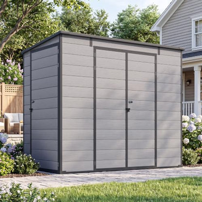 4'x8' Resin Outdoor Storage Shed