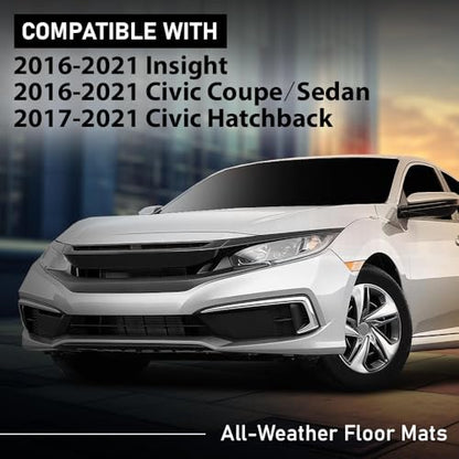 Floor Mats Fit Honda Civic Sedan 2016