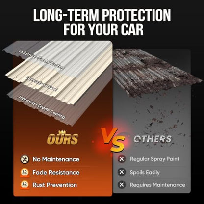 14x30x15 FT RV Metal Carport