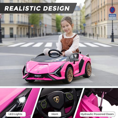 Licensed Lamborghini SIAN Kids Electric Ride On Car by TOBBI