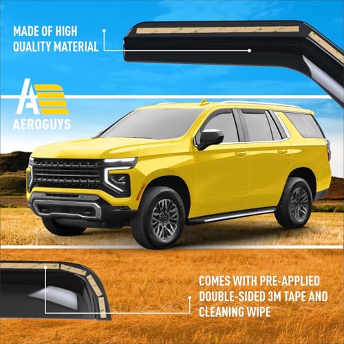Extra Durable Window Deflectors In (4 Count)