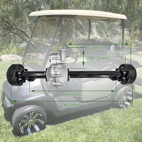 1027717 01 Rear Axle Fits for Club Car DS 1998