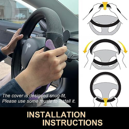 Comfy Grip Steering Wheel Cover for Tesla Model Y