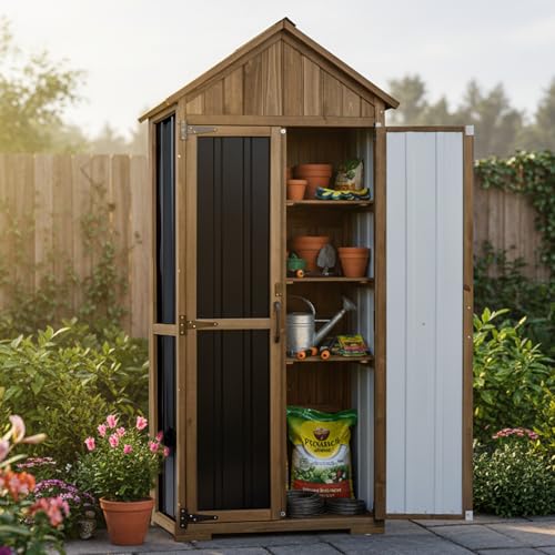 Outdoor Storage Cabinet with Shelf