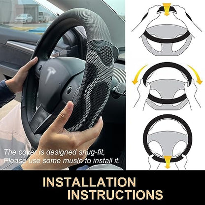 Comfy Grip Steering Wheel Cover for Tesla Model Y