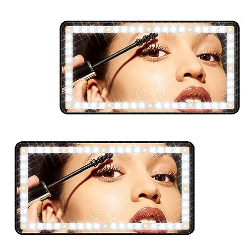 Car Sun Visor Vanity Mirror with Lights
