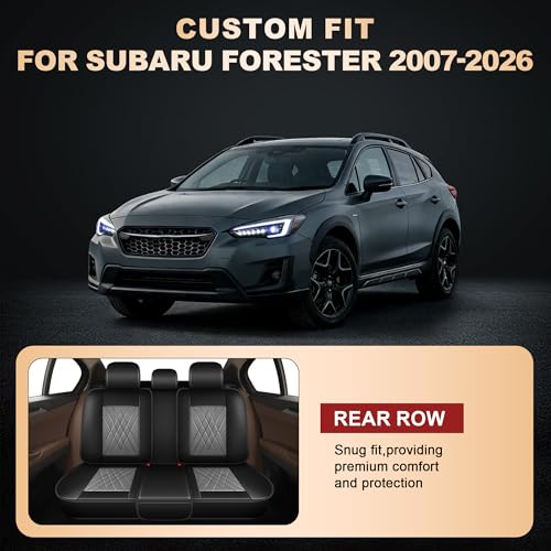 2 Front Car Seat Covers for Subaru Forester 2007