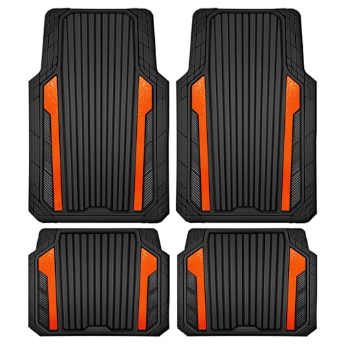 Heavy Duty Rubber Car Mats Metallic