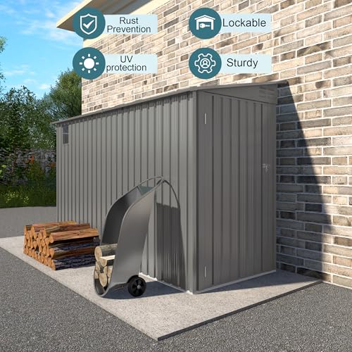 4 * 9.2 FT Outdoor Storage Shed