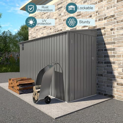 4 * 9.2 FT Outdoor Storage Shed