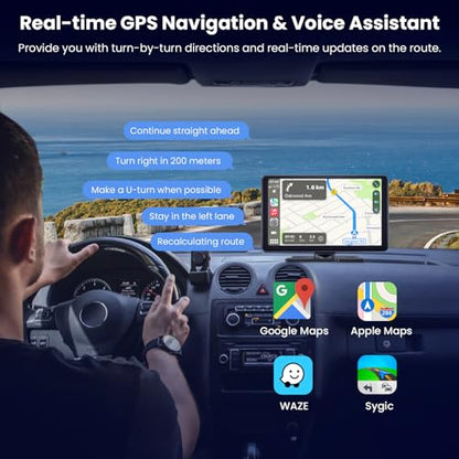 Wireless CarPlay Screen Android Auto for Car