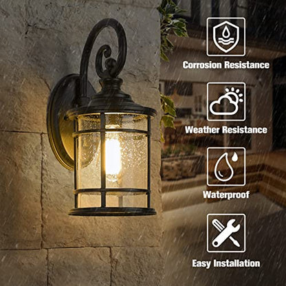 Modern Outdoor Wall Lantern